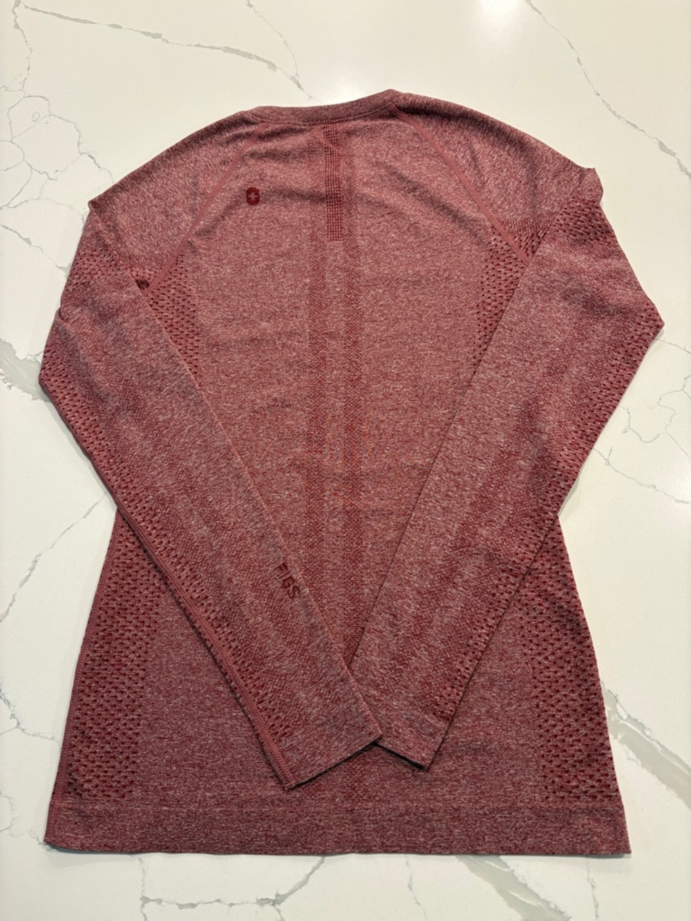 Figs Salta Seamless Longsleeve Underscrub ~ XS ~ Heathered Rose - Picture 8 of 9